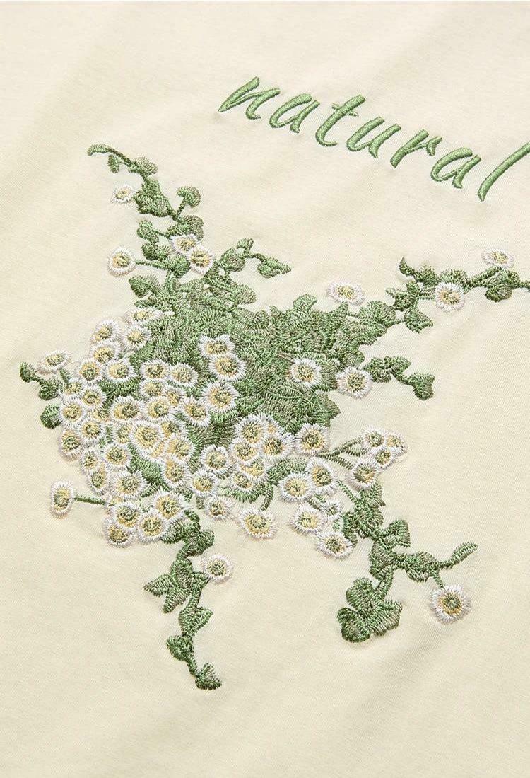Charming Cottagecore Natural Tee - Y2K Baby Tee for Aesthetic Outfits & Fashion Trends