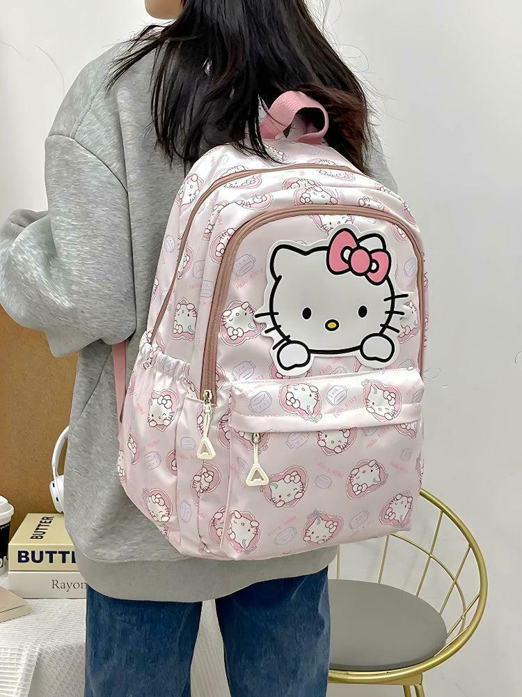 Charming Sanrio Characters Backpack - Y2K Star Design for Cottagecore & Sporty Outfits