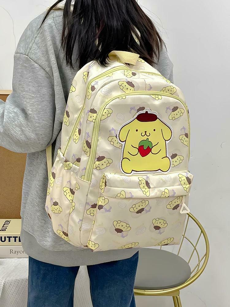 Charming Sanrio Characters Backpack - Y2K Star Design for Cottagecore & Sporty Outfits