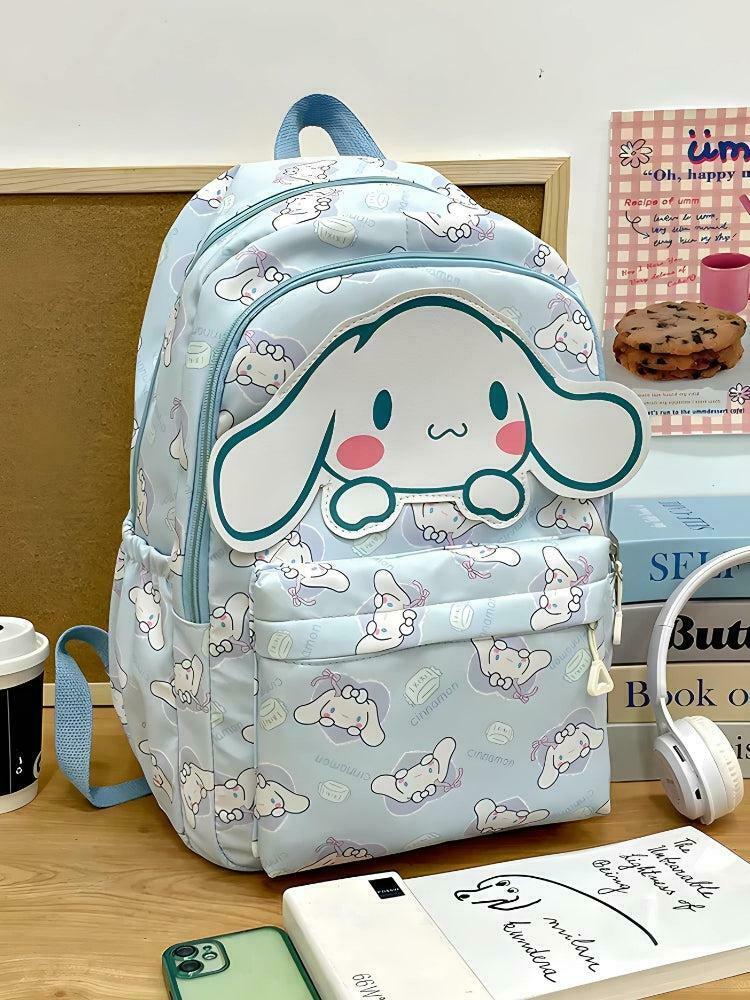 Charming Sanrio Characters Backpack - Y2K Star Design for Cottagecore & Sporty Outfits