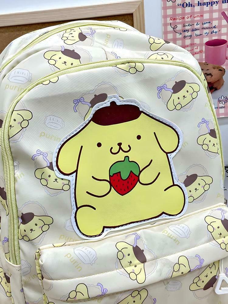 Charming Sanrio Characters Backpack - Y2K Star Design for Cottagecore & Sporty Outfits