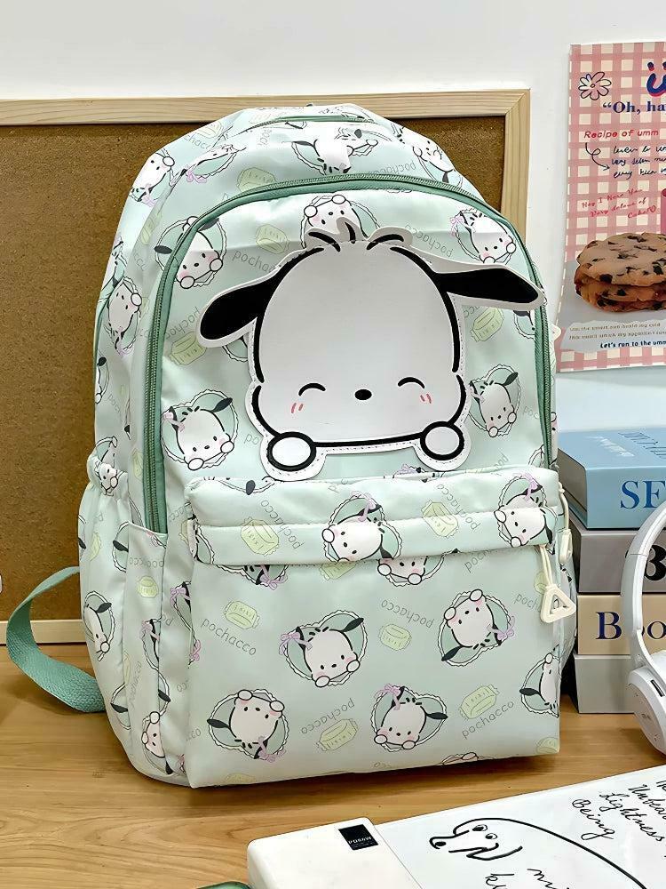 Charming Sanrio Characters Backpack - Y2K Star Design for Cottagecore & Sporty Outfits