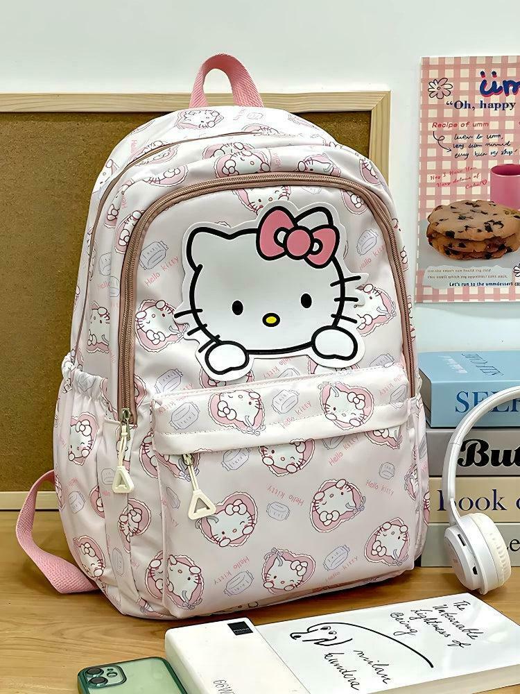 Charming Sanrio Characters Backpack - Y2K Star Design for Cottagecore & Sporty Outfits
