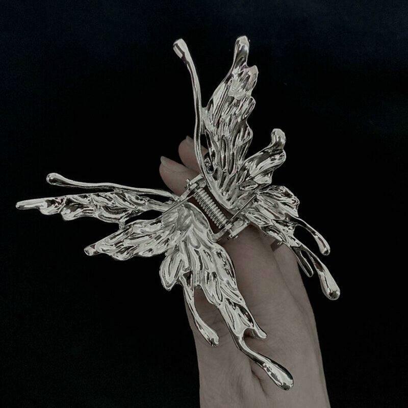 Charming Y2K Butterfly Hair Clip - Trendy Cottagecore Style for Effortless Hair Aesthetic