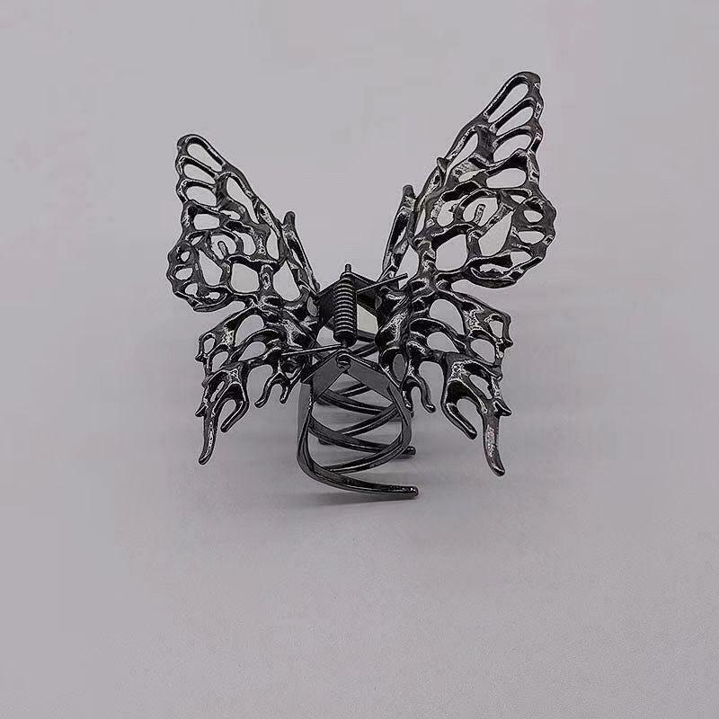 Charming Y2K Butterfly Hair Clip - Trendy Cottagecore Style for Effortless Hair Aesthetic