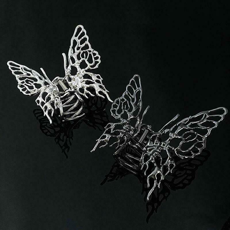 Charming Y2K Butterfly Hair Clip - Trendy Cottagecore Style for Effortless Hair Aesthetic