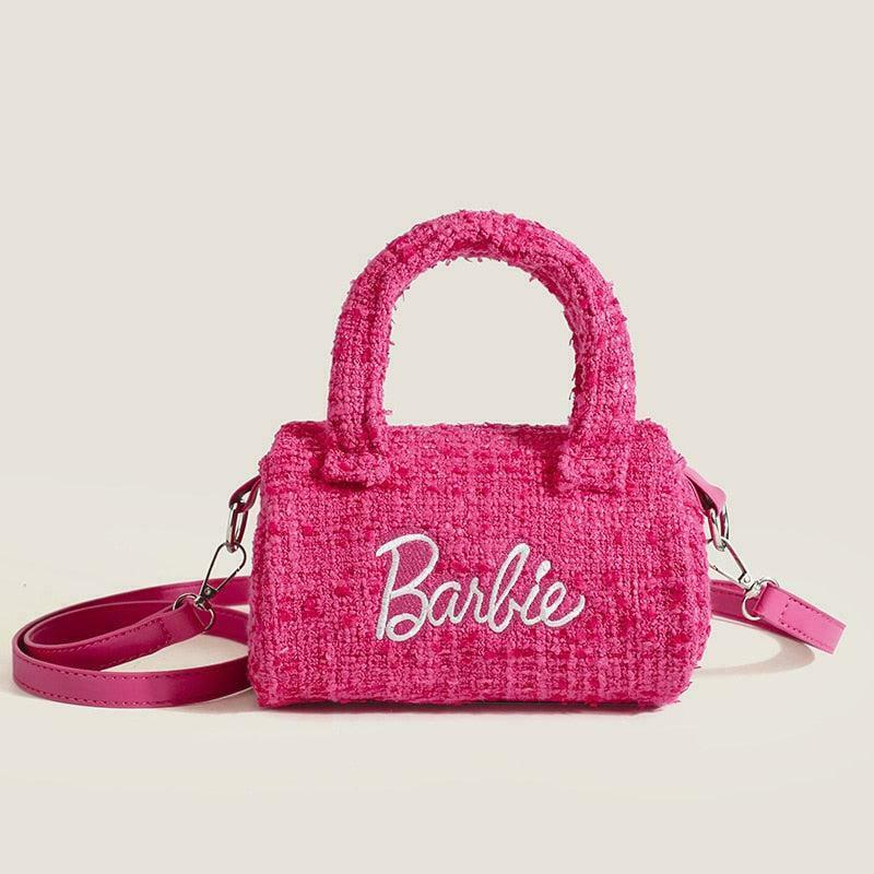 Chic Barbie Shoulder Strap Handbag - Minimalist Aesthetic for Y2K Fashion Lovers