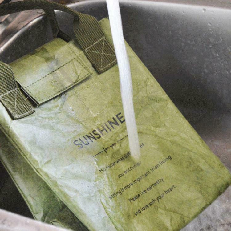 Chic Dark Academia Paper Look Handbag - Minimalist Style for Y2K and Cottagecore Outfits