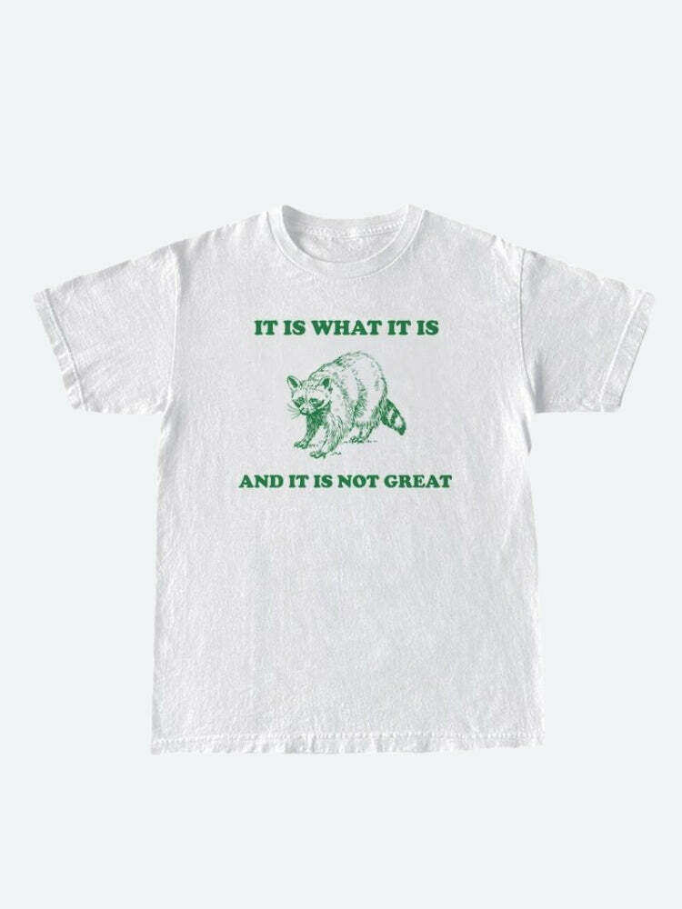 Chic 'It Is What It Is' Tee - Trendy Y2K Style for Disco Cowgirl & Cottagecore Outfits