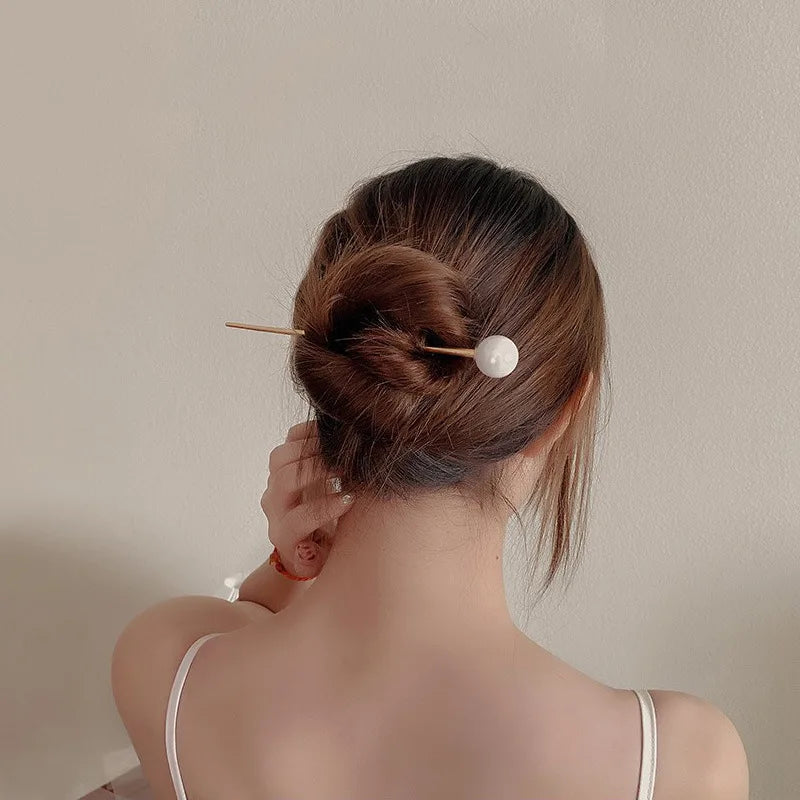 Chic Pearl Hair Pins for Cottage Core Hairstyles - Y2K Aesthetic Hair Accessories