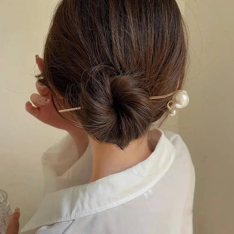 Chic Pearl Hair Pins for Cottage Core Hairstyles - Y2K Aesthetic Hair Accessories
