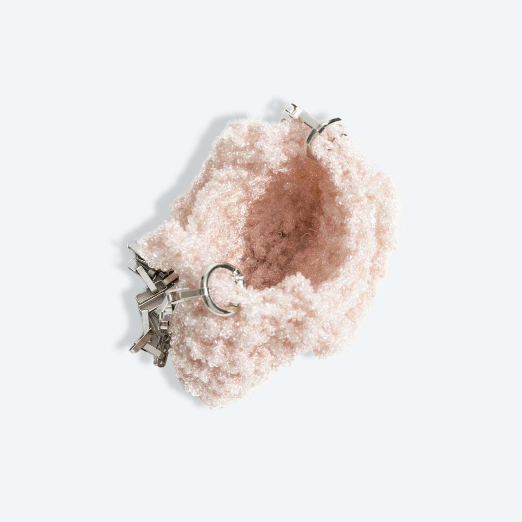 Chic Soft Girl Beaded Chain Strap Handbag - Trendy Y2K Minimalist Cottagecore Fashion