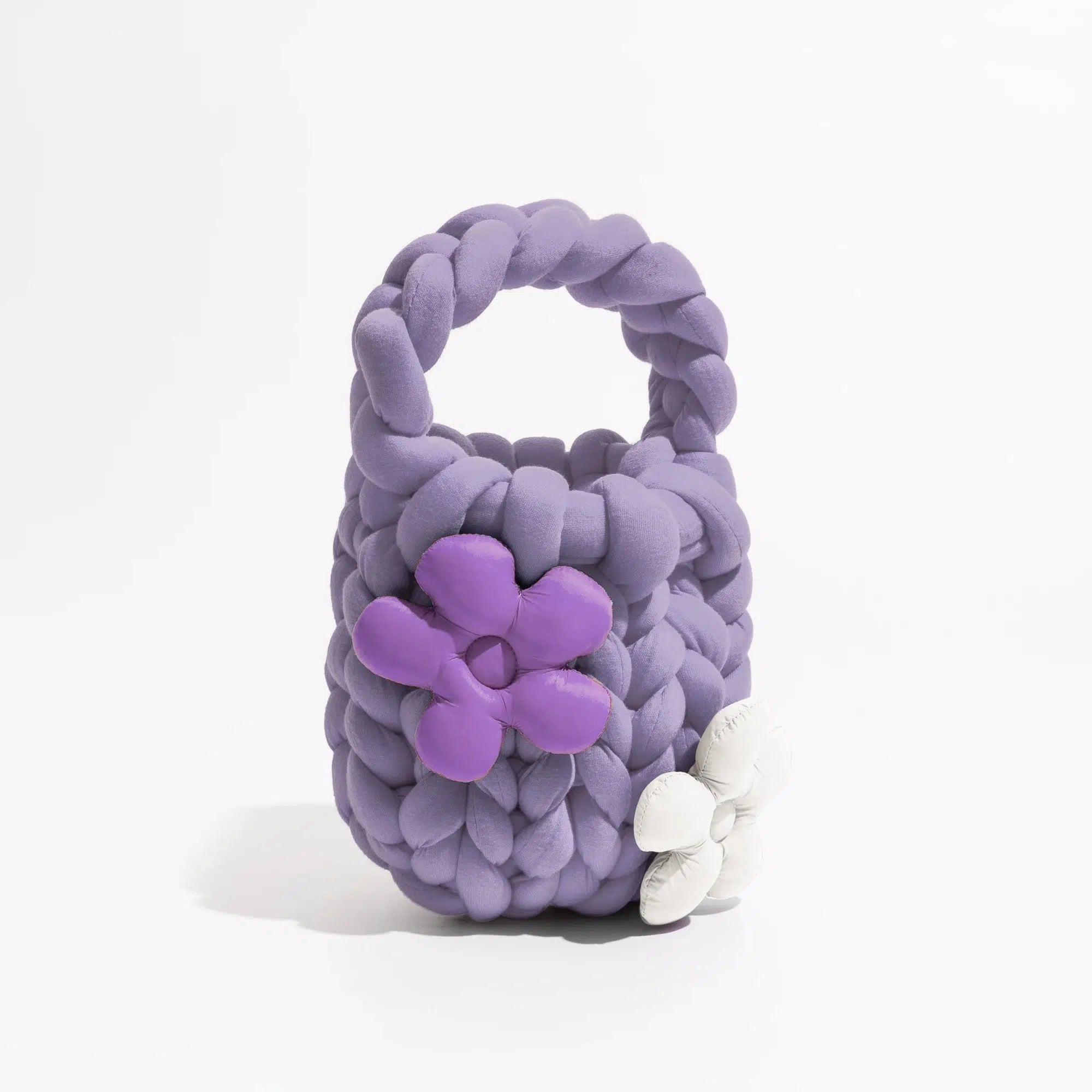 Chic Y2K Style Super Bulky Yarn Handbag - Trendy Minimalist Accessory for Cottagecore Vibes