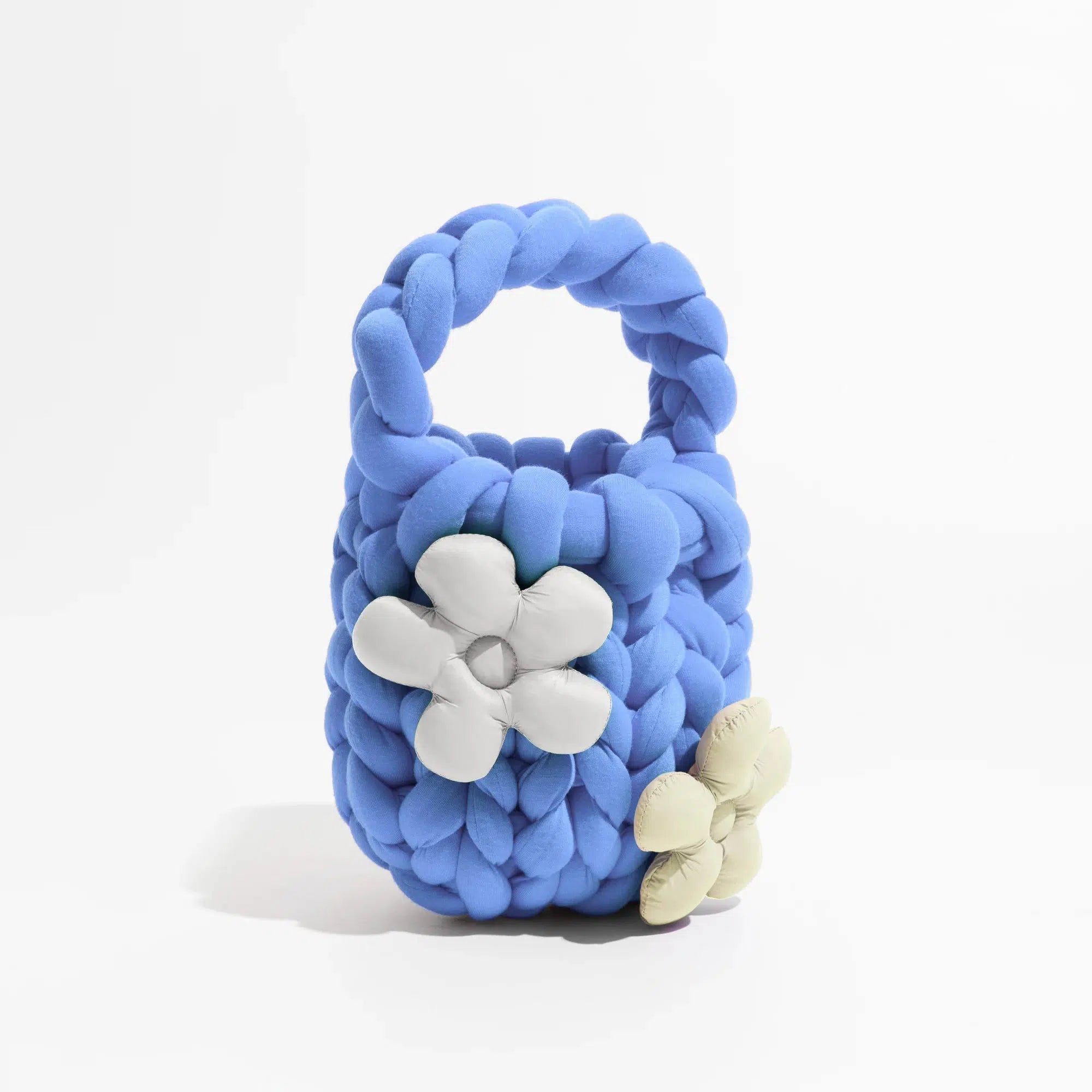 Chic Y2K Style Super Bulky Yarn Handbag - Trendy Minimalist Accessory for Cottagecore Vibes