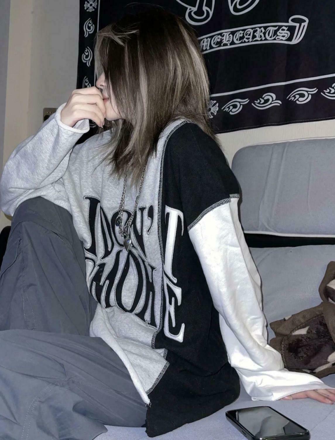 Grunge I Don't Smoke Tee - Trendy Y2K Graphic Tee for Bold Fashion Statements