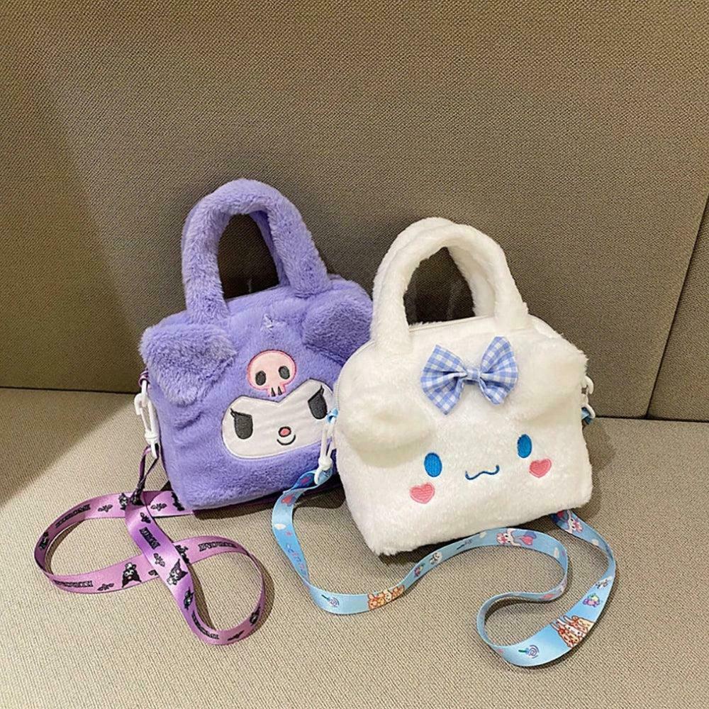 Kawaii Fluffy Sanrio Handbag - Adorable Minimalist Accessory for Y2K and Cottagecore Fashion