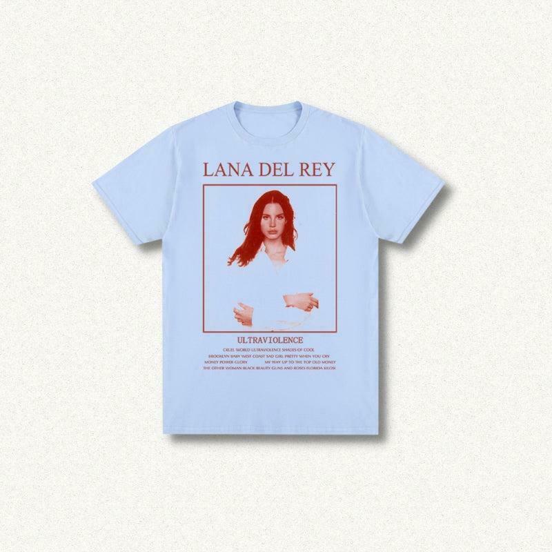 Lana Del Rey Vintage-Inspired Tee for Y2K Fashion Lovers - Perfect for Cottagecore Outfits