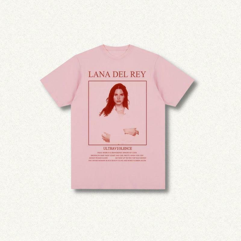 Lana Del Rey Vintage-Inspired Tee for Y2K Fashion Lovers - Perfect for Cottagecore Outfits