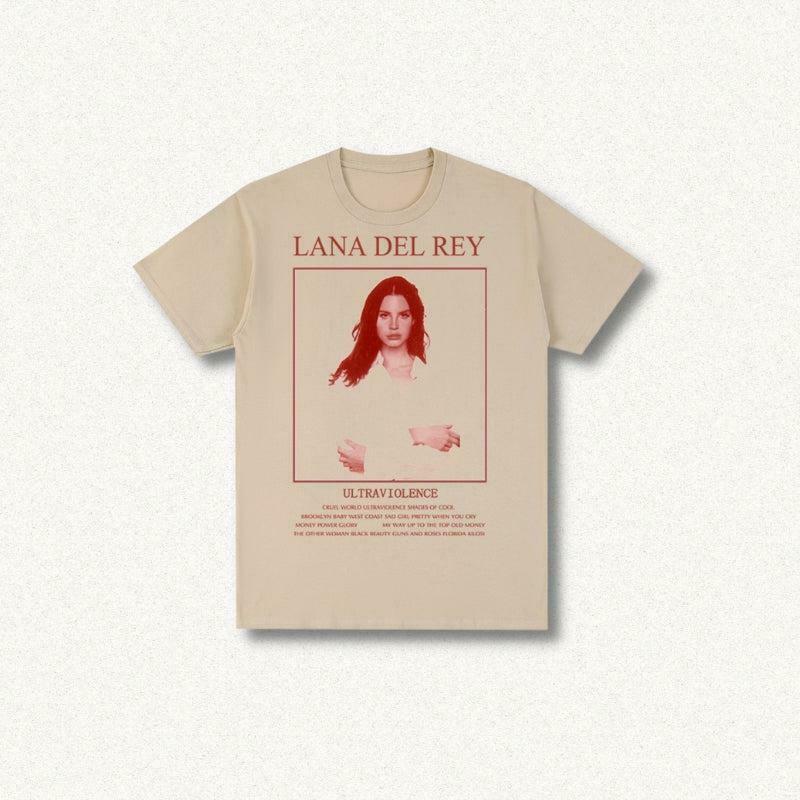 Lana Del Rey Vintage-Inspired Tee for Y2K Fashion Lovers - Perfect for Cottagecore Outfits