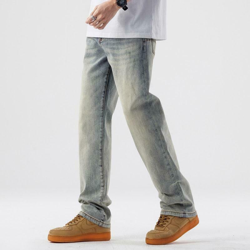 Light Wash Straight Leg Jeans for Trendy Y2K Style - Comfortable & Versatile Fit