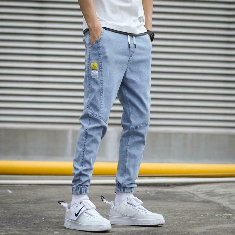 Trendy Slim Fit Jogger Jeans for Y2K Fashion Lovers - Perfect for Cottagecore & Disco Styles