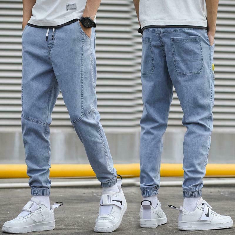 Trendy Slim Fit Jogger Jeans for Y2K Fashion Lovers - Perfect for Cottagecore & Disco Styles