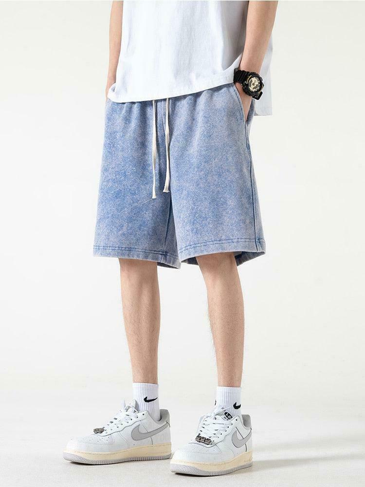 Trendy Soft Boy Drawstring Waist Sweatshorts for Y2K Fashion & Cottagecore Style