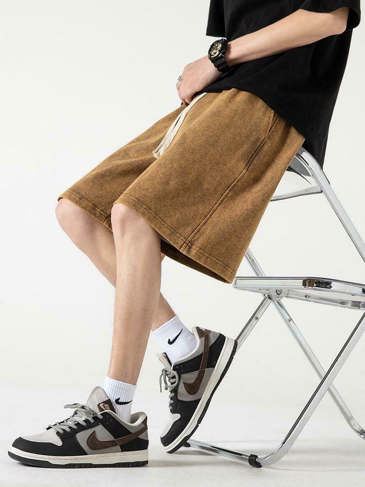 Trendy Soft Boy Drawstring Waist Sweatshorts for Y2K Fashion & Cottagecore Style